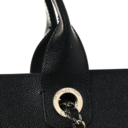 Chanel Caviar Medium Studded Deauville Tote Black 15 of 17