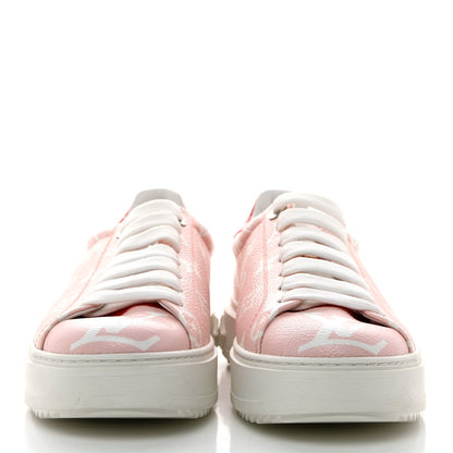 Louis Vuitton Monogram Giant Time Out Sneakers 38.5 Rose Rouge 2 of 9