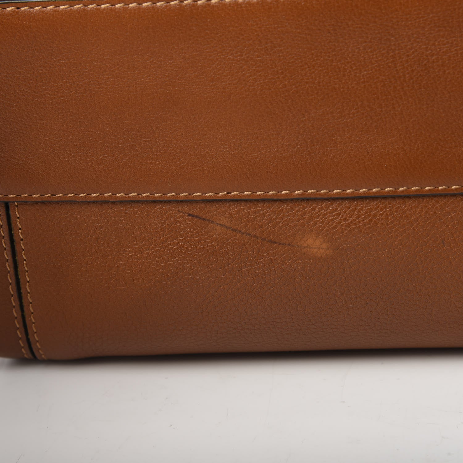 Chloe Smooth Calfskin Medium Milo Shopping Tote Caramel 12 of 12