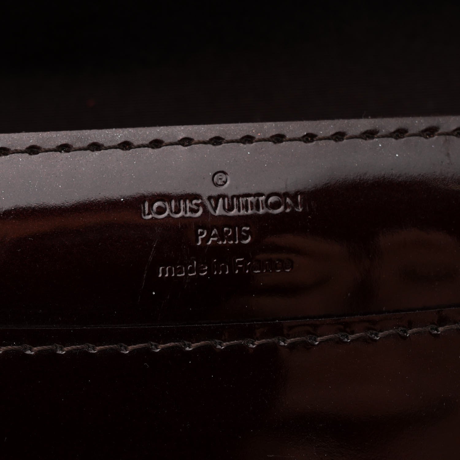 Louis Vuitton Patent Chain Louise GM Amarante 8 of 11