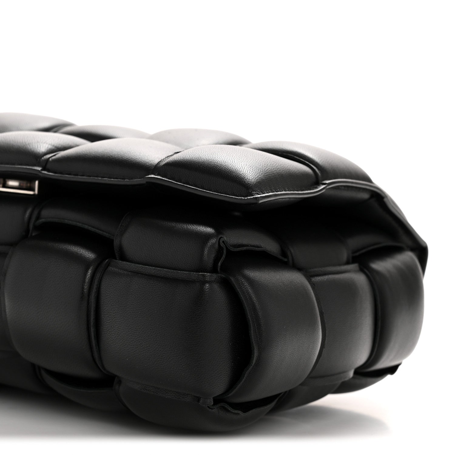 Bottega Veneta Nappa Maxi Intreccio Padded Cassette Crossbody Bag Black 18 of 29