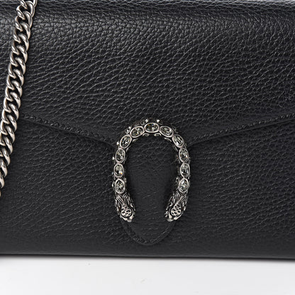 Gucci Calfskin Mini Dionysus Chain Wallet Black 11 of 11