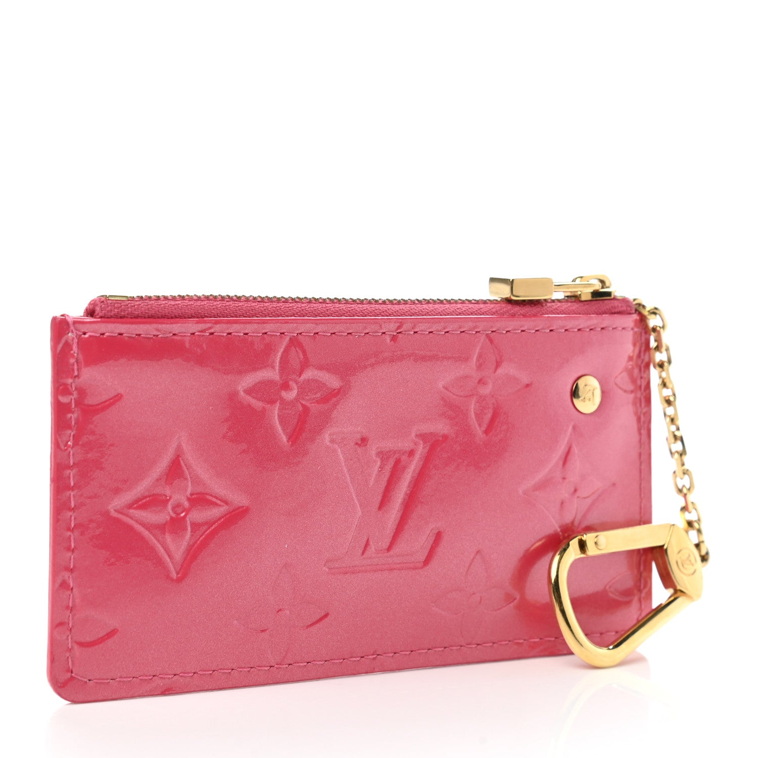 Louis Vuitton Vernis Key Pouch Framboise 3 of 8