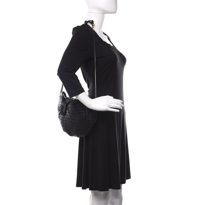 Bottega Veneta Nappa Intrecciato Small Bulb Black 2 of 9