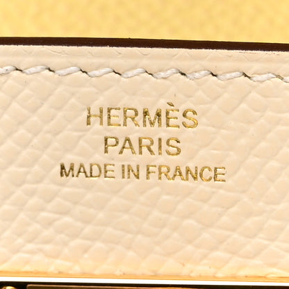 Hermes Epsom Verso Kelly Wallet To Go Nata Jaune Poussin 6 of 10
