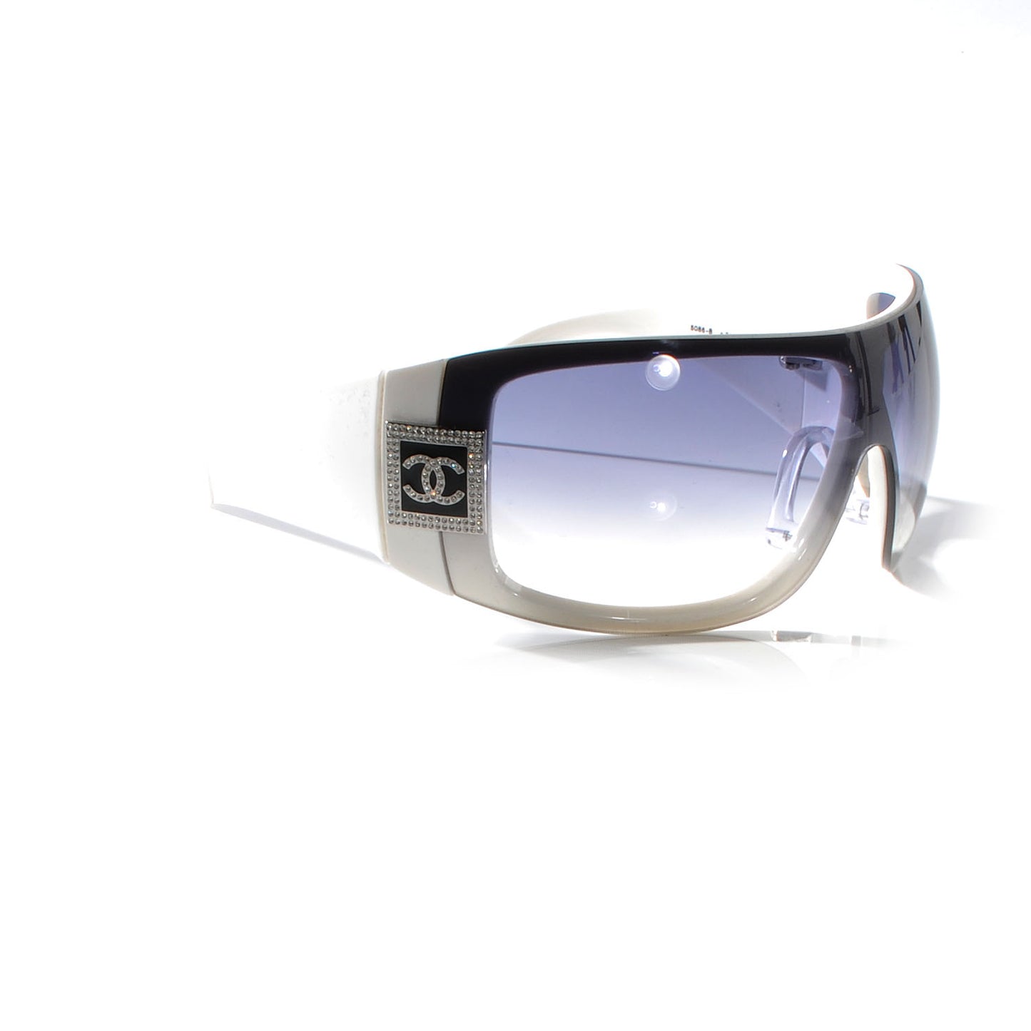 CC Logo Sunglasses 5086 Black White