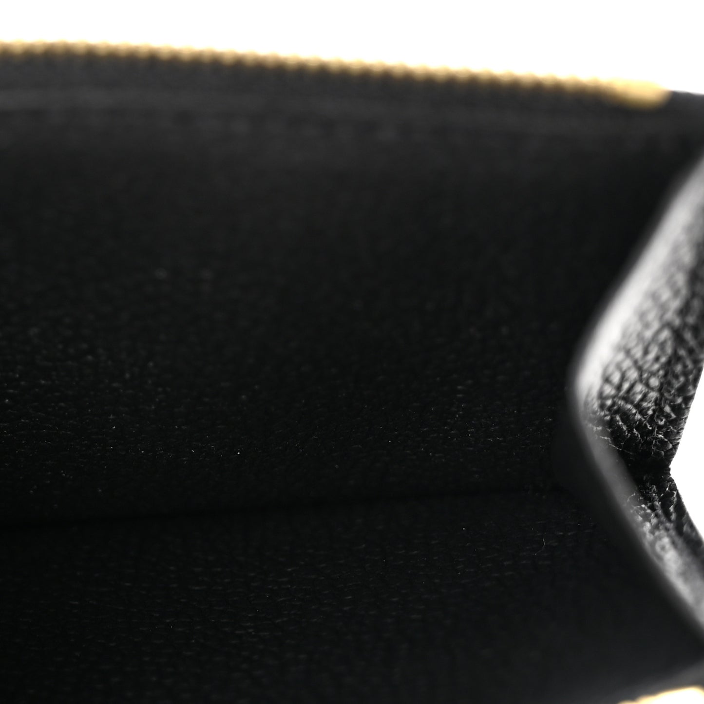 Empreinte Monogram Zipped Romy Card Holder Black