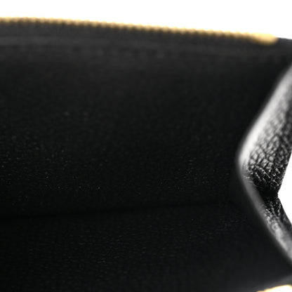 Louis Vuitton Empreinte Monogram Zipped Romy Card Holder Black 5 of 8