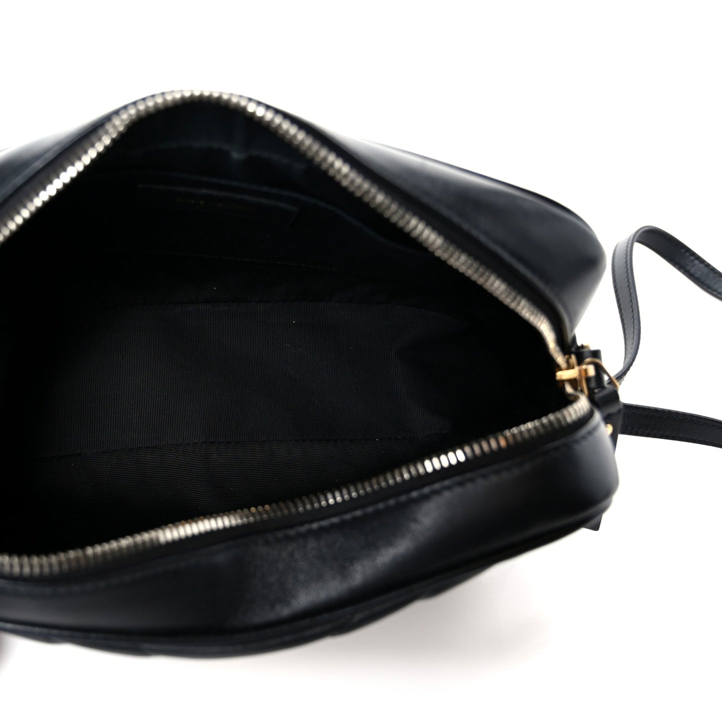 Calfskin Matelasse Monogram Lou Camera Bag Black