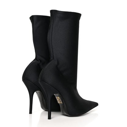 Balenciaga Jersey Crepe Extreme Pointed Toe Knife Booties 36 Black 4 of 6