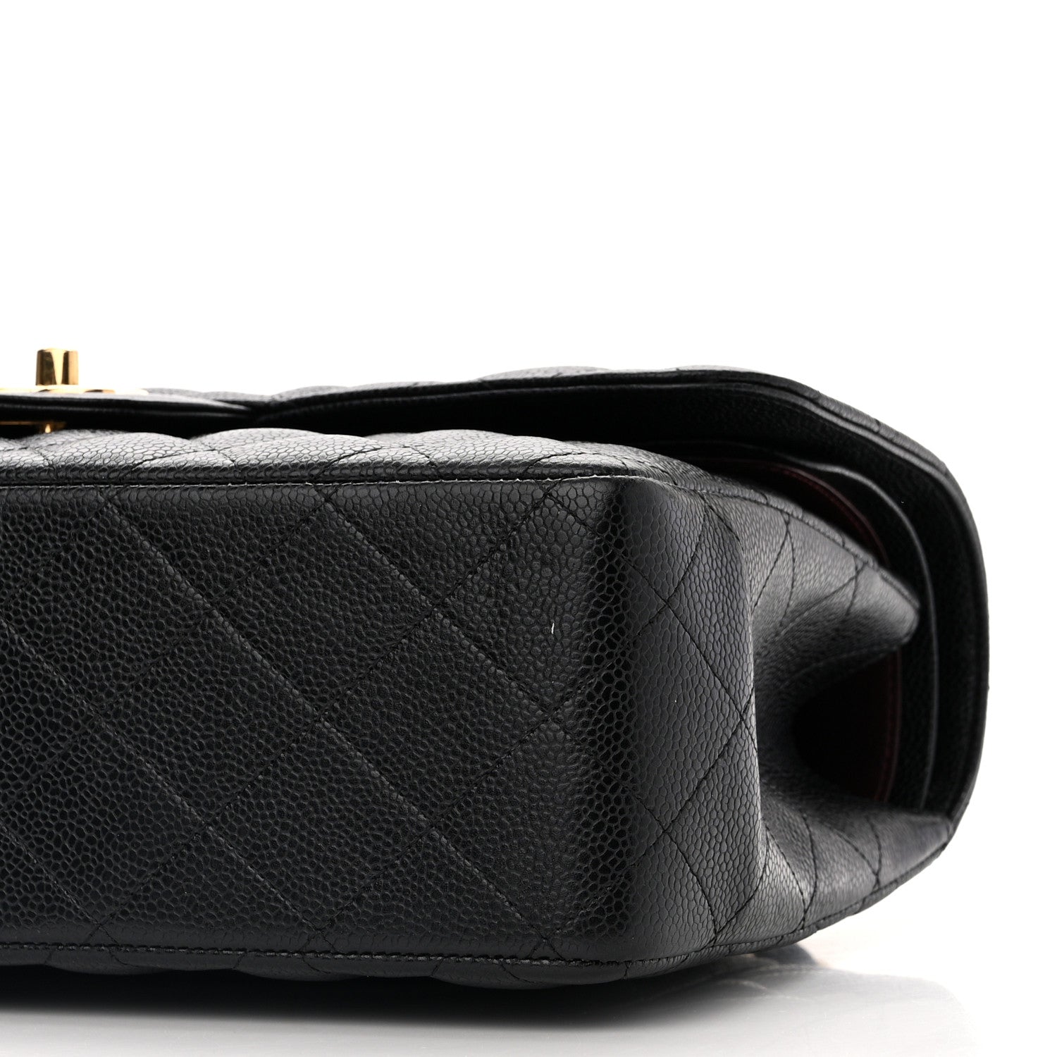 Chanel Caviar Quilted Jumbo Double Flap Black 9 of 10