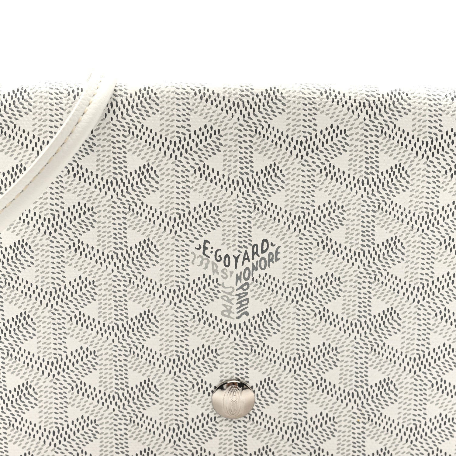 Goyard Goyardine Plumet Wallet Clutch White 7 of 9