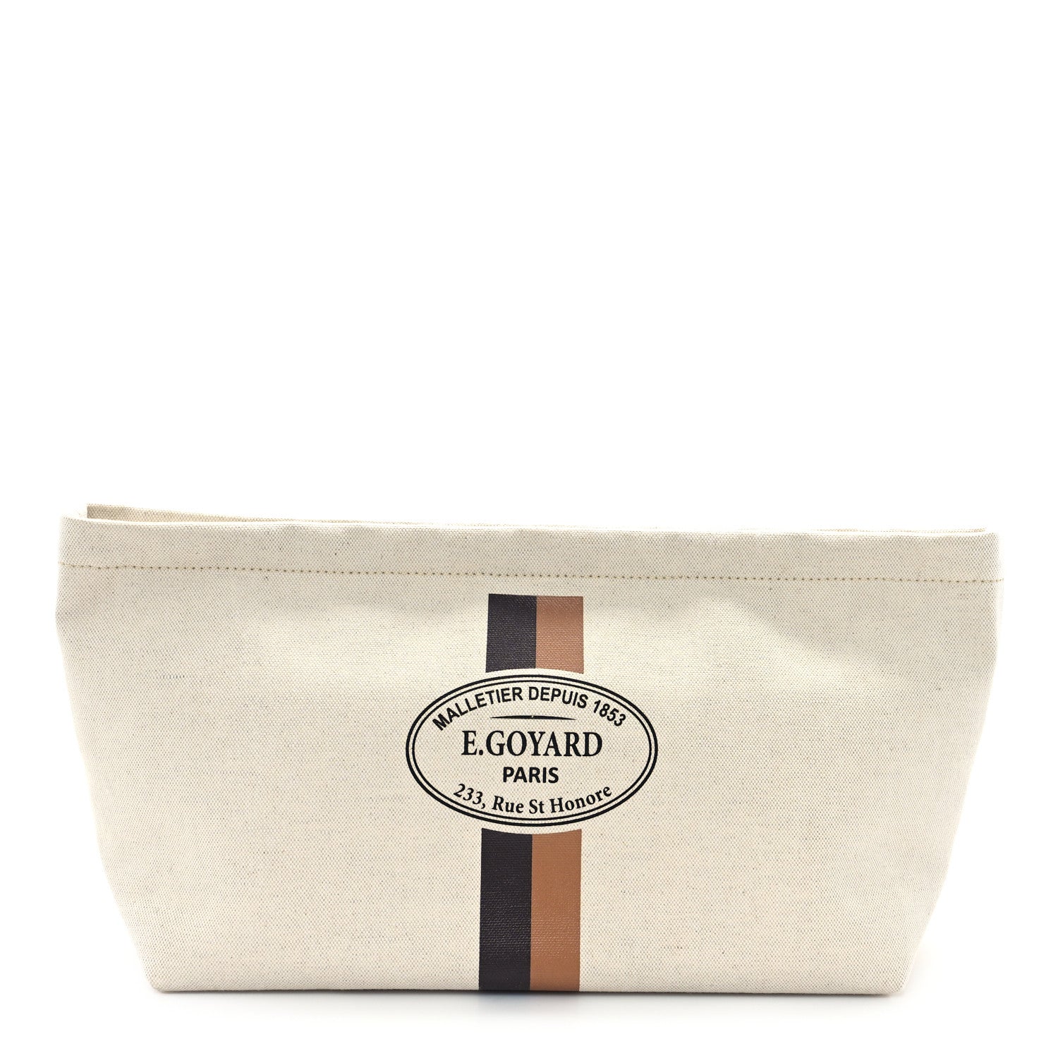 Goyard Canvas Necessaire Organizer Pouch Off White 1 of 9