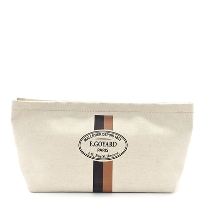 Goyard Canvas Necessaire Organizer Pouch Off White 1 of 9