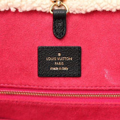 Louis Vuitton Calfskin Monogram Teddy Onthego GM Black 6 of 13