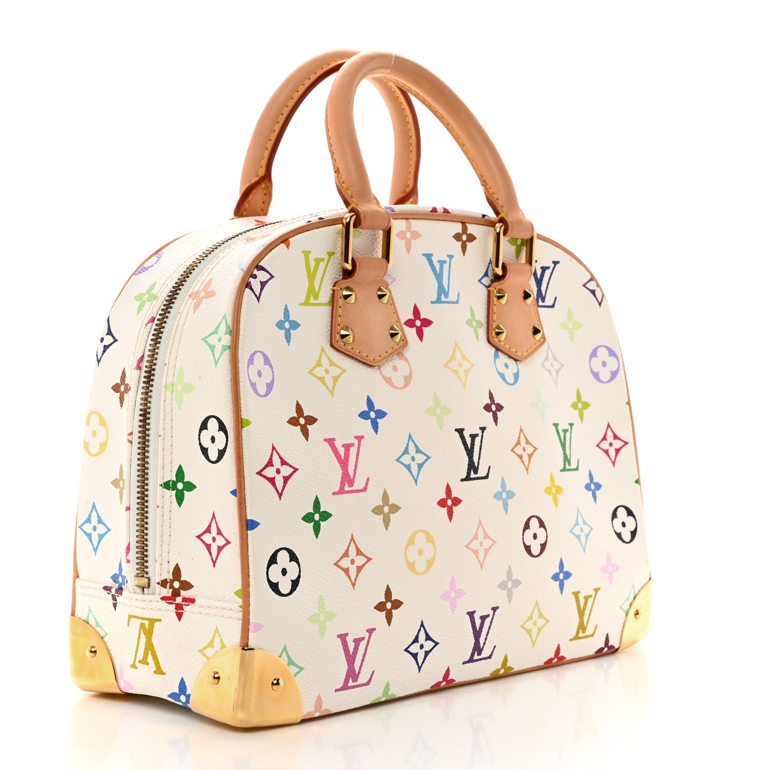 Louis Vuitton Monogram Multicolor Trouville White 3 of 10