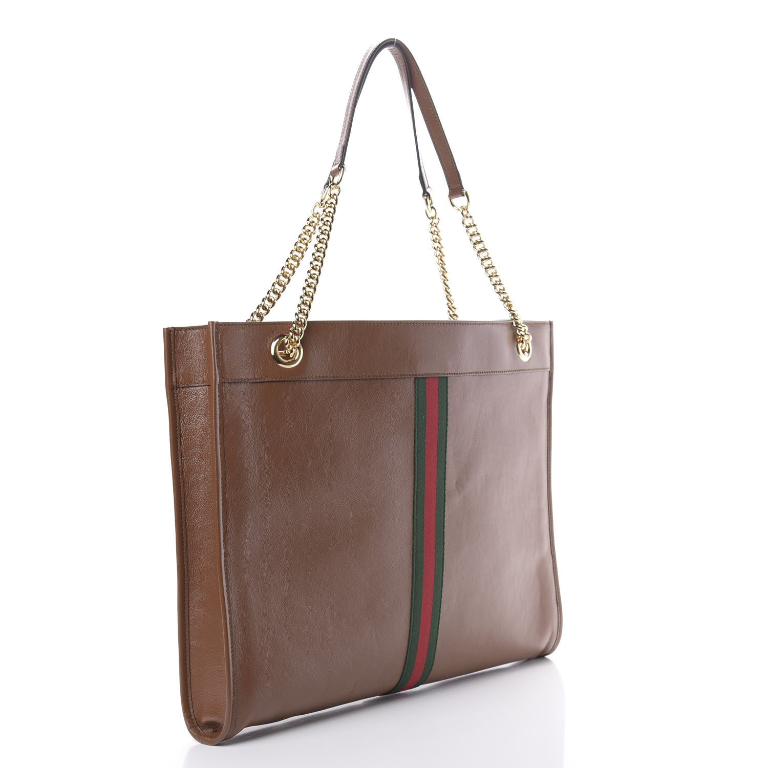 Gucci Calfskin Large Rajah Chain Tote Cuir 4 of 12