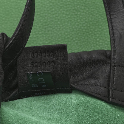 Gucci Calfskin Logo Drawstring Backpack Green 7 of 12
