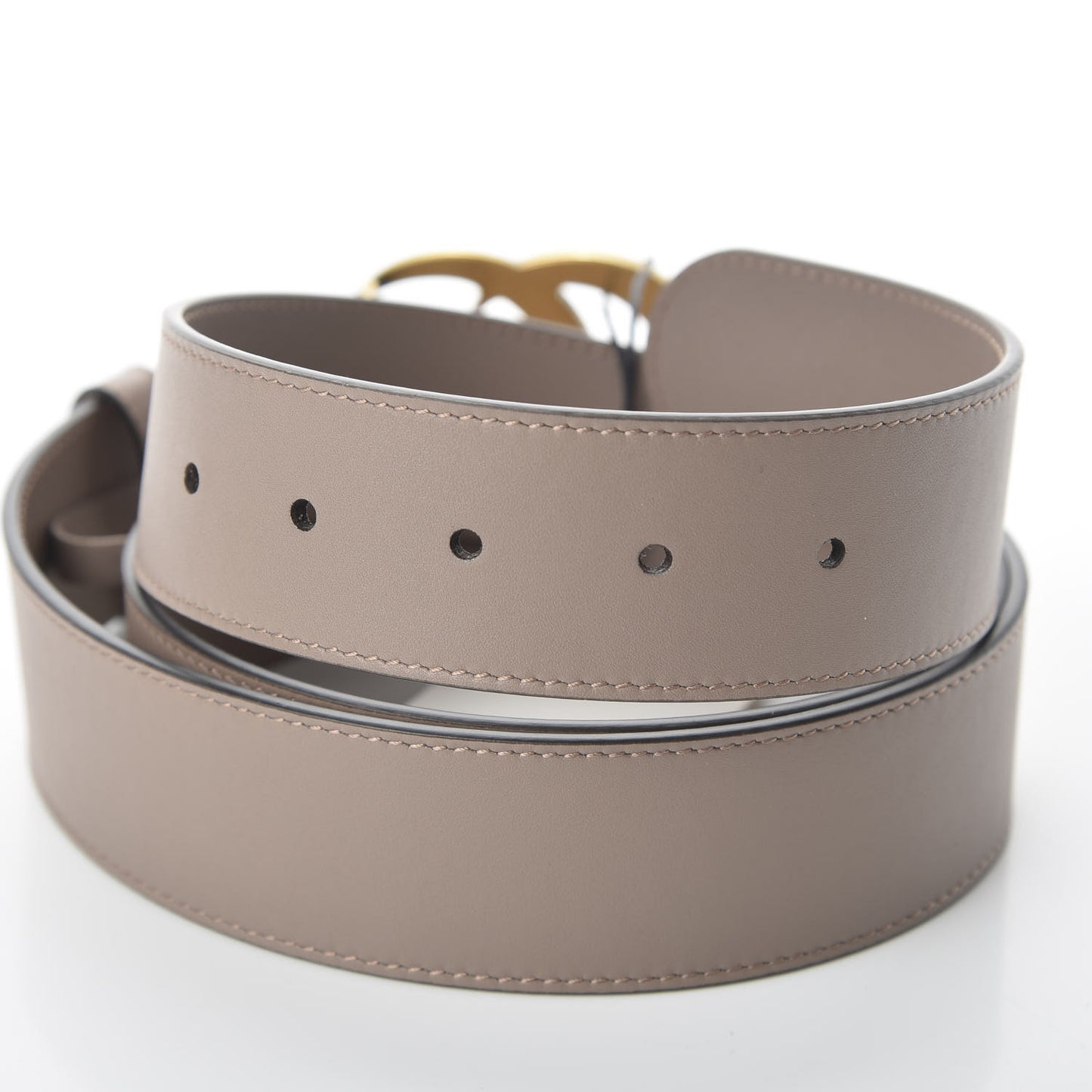 Calfskin Double G 40mm Belt 110 44 Porcelain Rose
