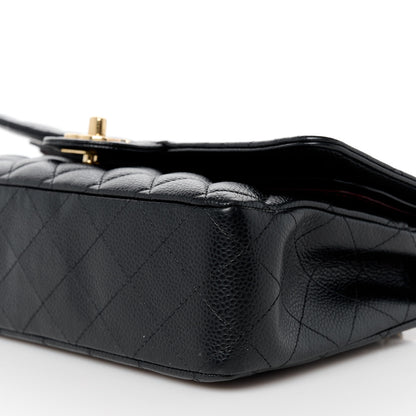 Chanel Caviar Quilted Medium Double Flap Black 11 of 11