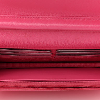 Chanel Caviar Quilted Wallet On Chain WOC Pink 5 of 10