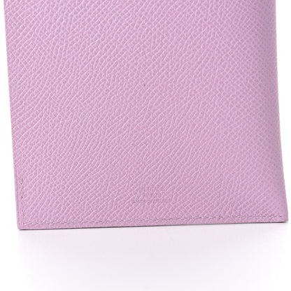 Hermes Epsom Tarmac PM Passport Holder Mauve Sylvestre 5 of 9