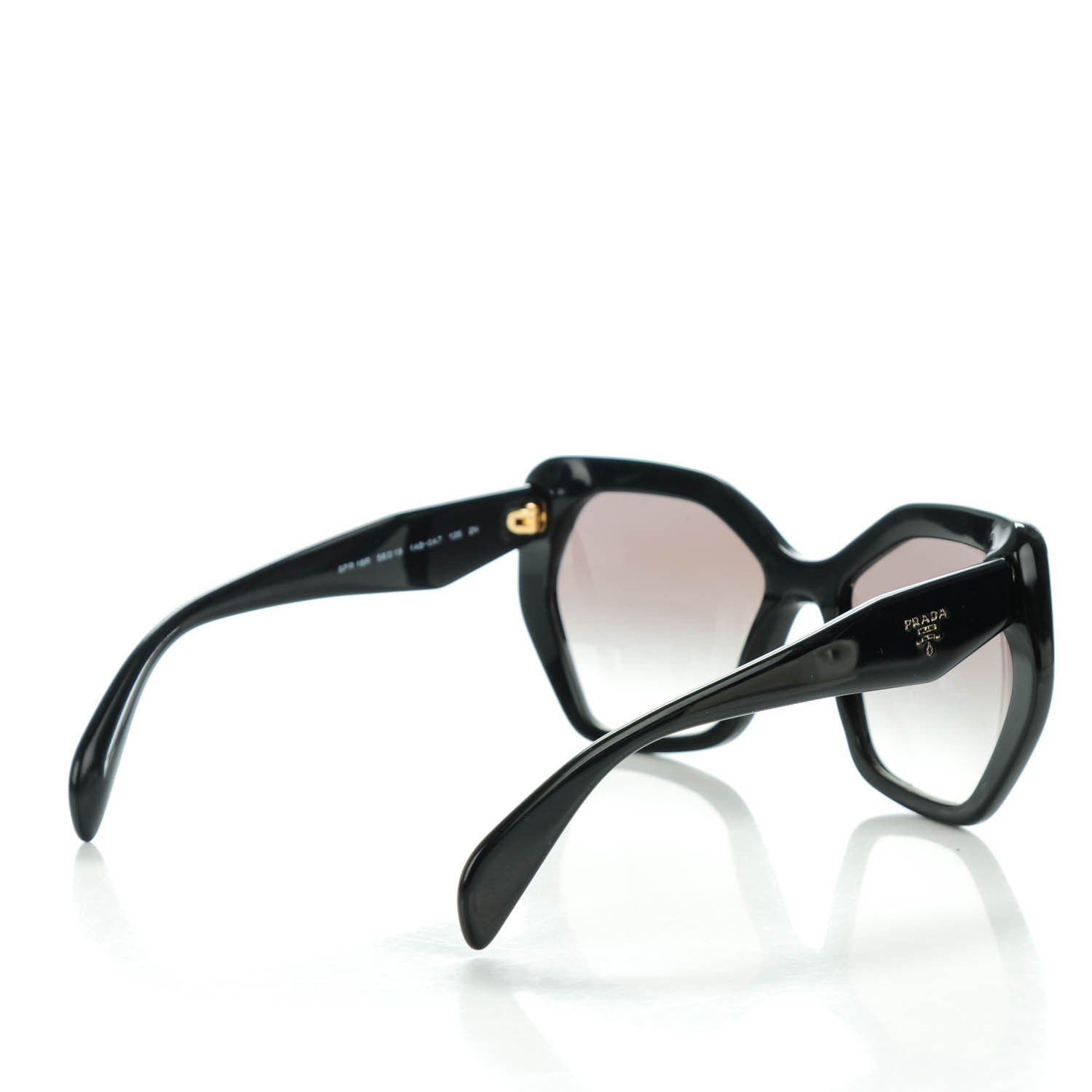 Prada Sunglasses SPR 16R Black 3 of 6