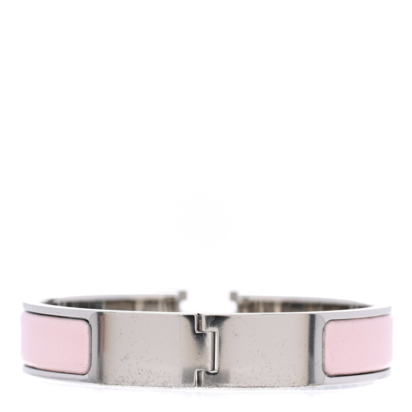 Enamel Narrow Clic Clac H Bracelet PM Rose Candeur