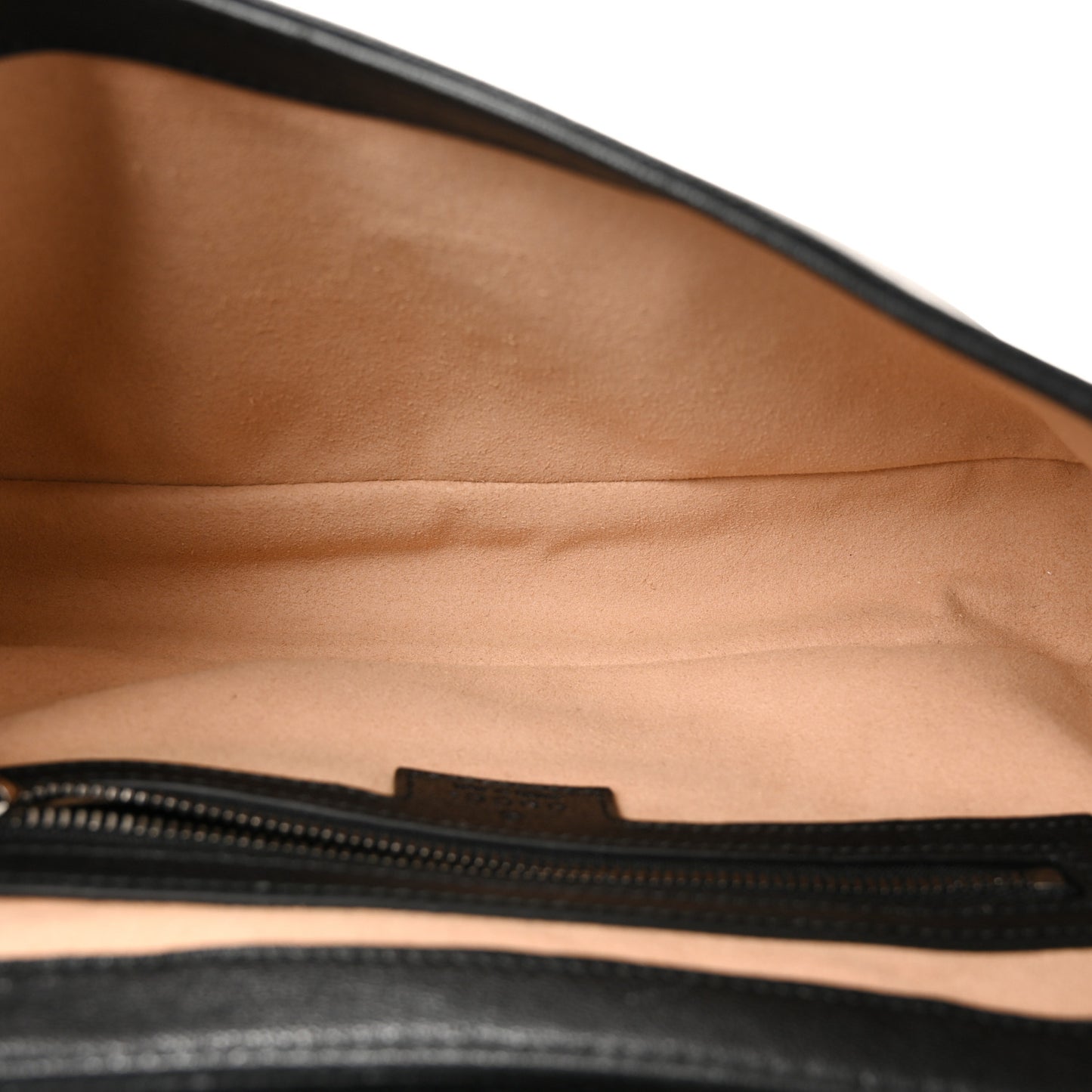 Goatskin Small GG Monochrome Aphrodite Shoulder Bag Black
