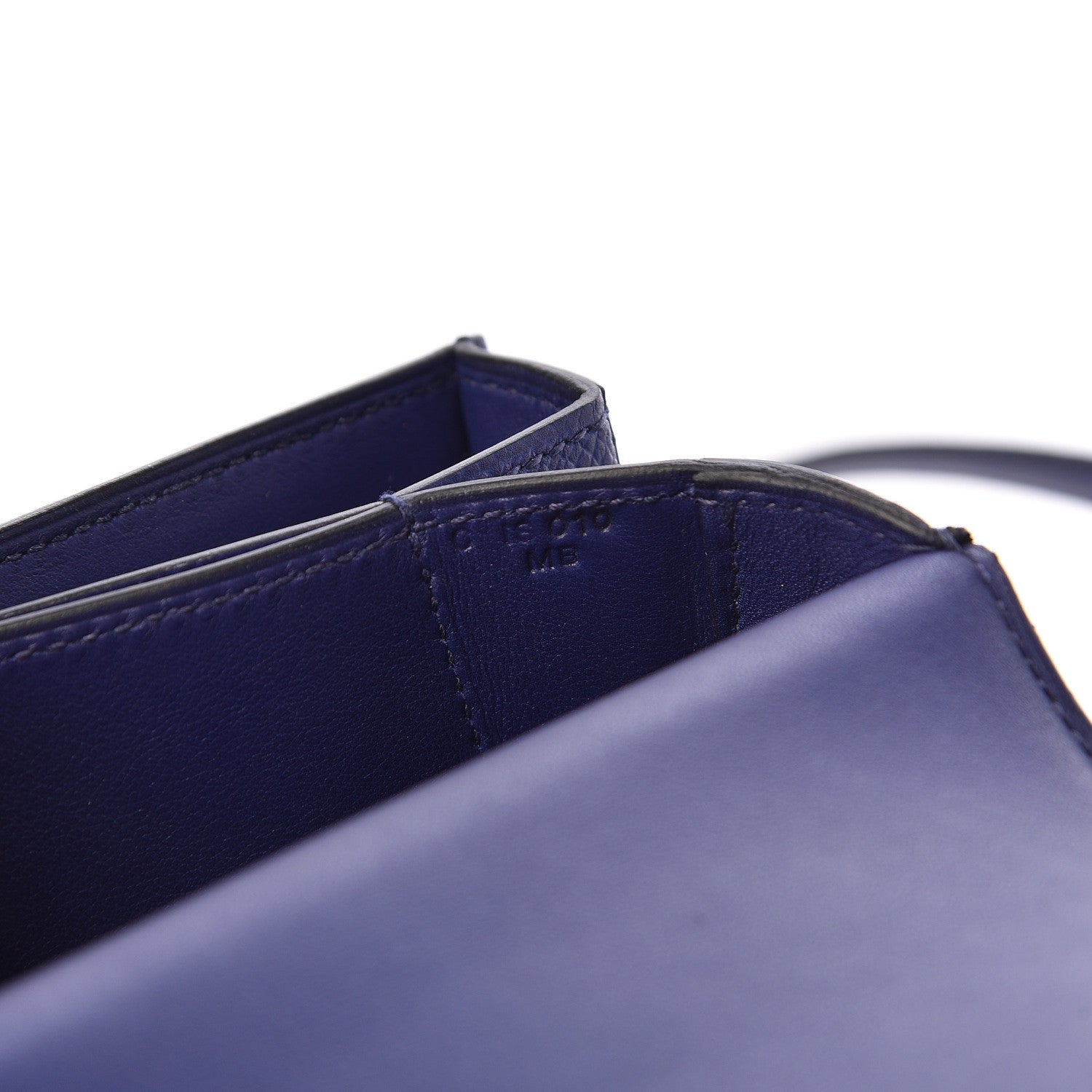Hermes Epsom Mosaique Au 24-17 Bleu Encre 7 of 10