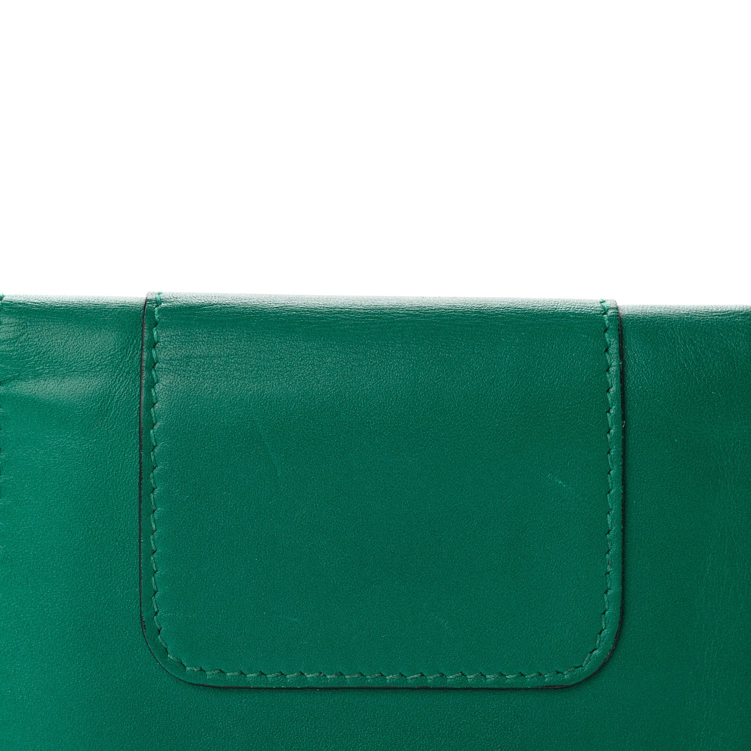 Bulgari Serpenti Calfskin Card Case Emerald Green Amethyst 5 of 12