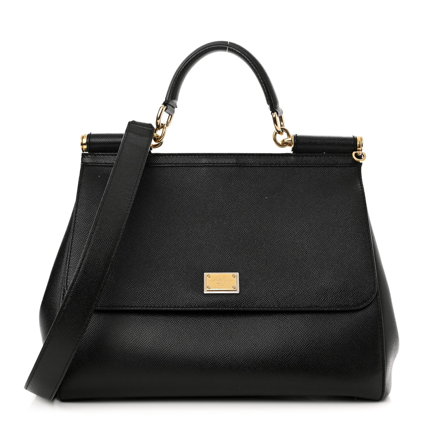 Dauphine Large Miss Sicily Satchel Black