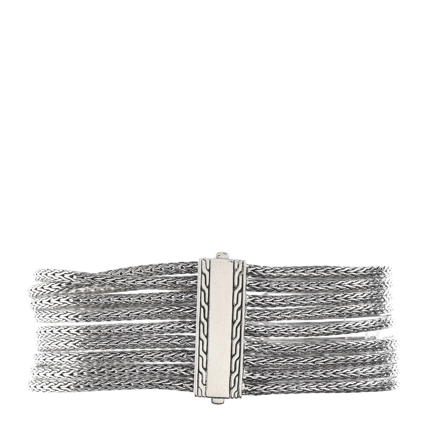 John Hardy Sterling Silver Classic Chain Nine Row Bracelet 3 of 5