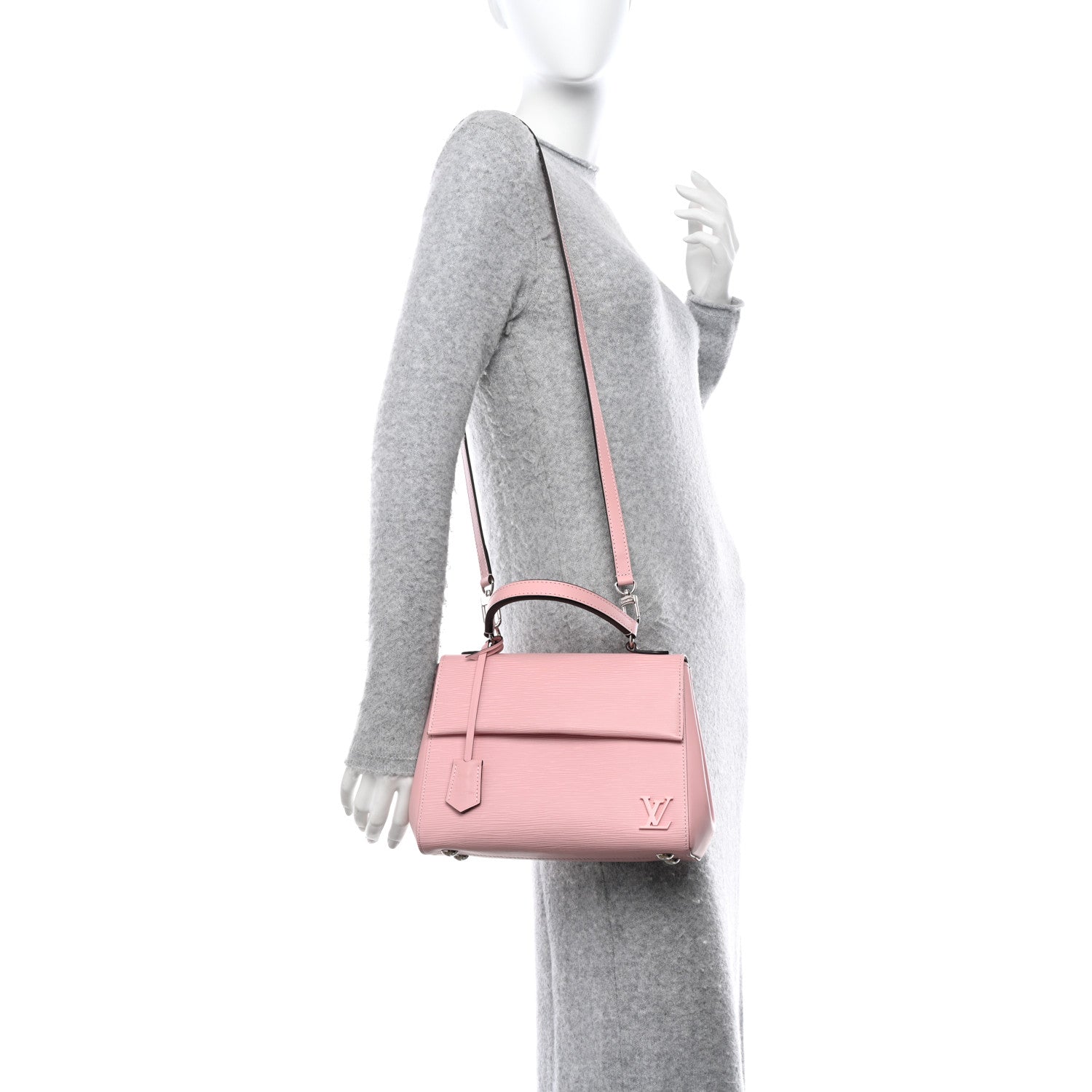 Louis Vuitton LOUIS VUITTON Epi Cluny BB Rose Ballerine 2 of 9