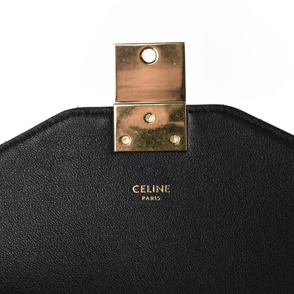 Celine Calfskin Quilted Small C Bag Black 8 of 10