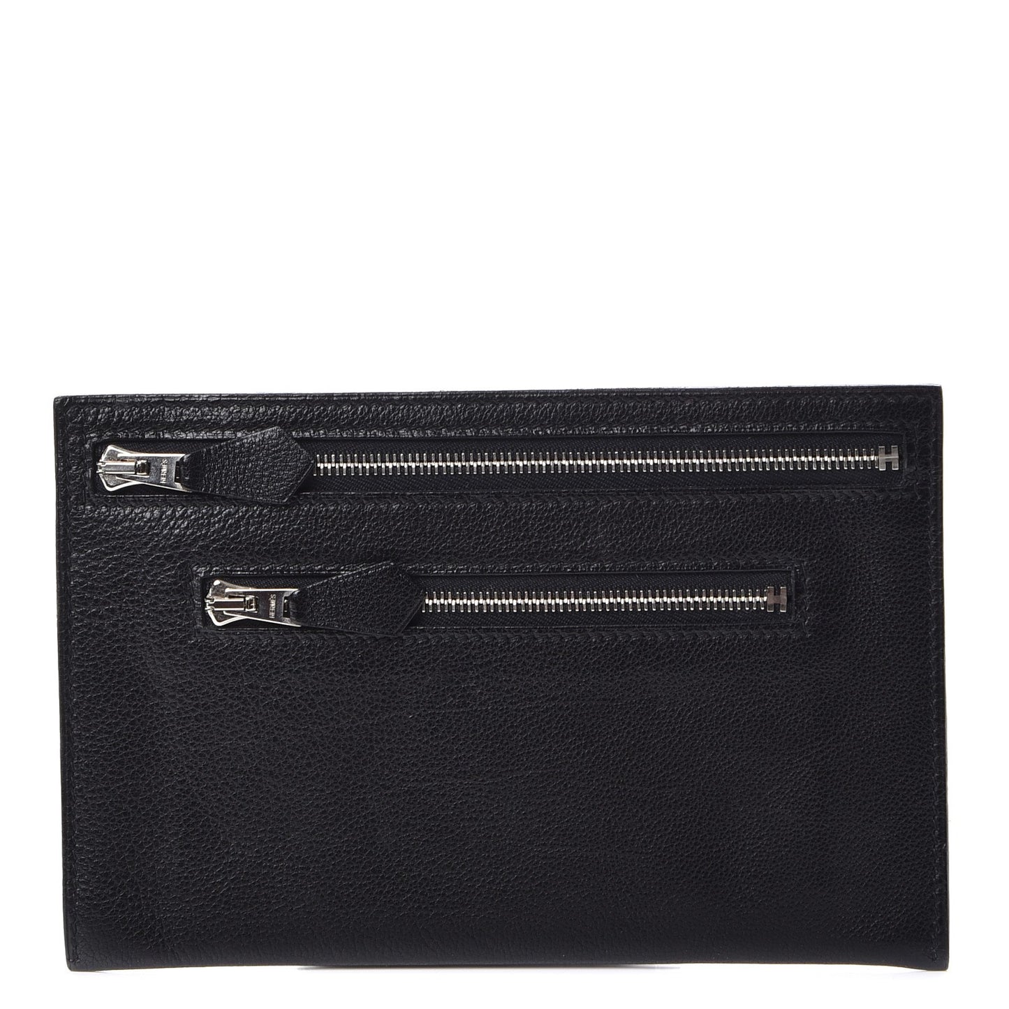 Veau Rodeo Zippered Pouch Black