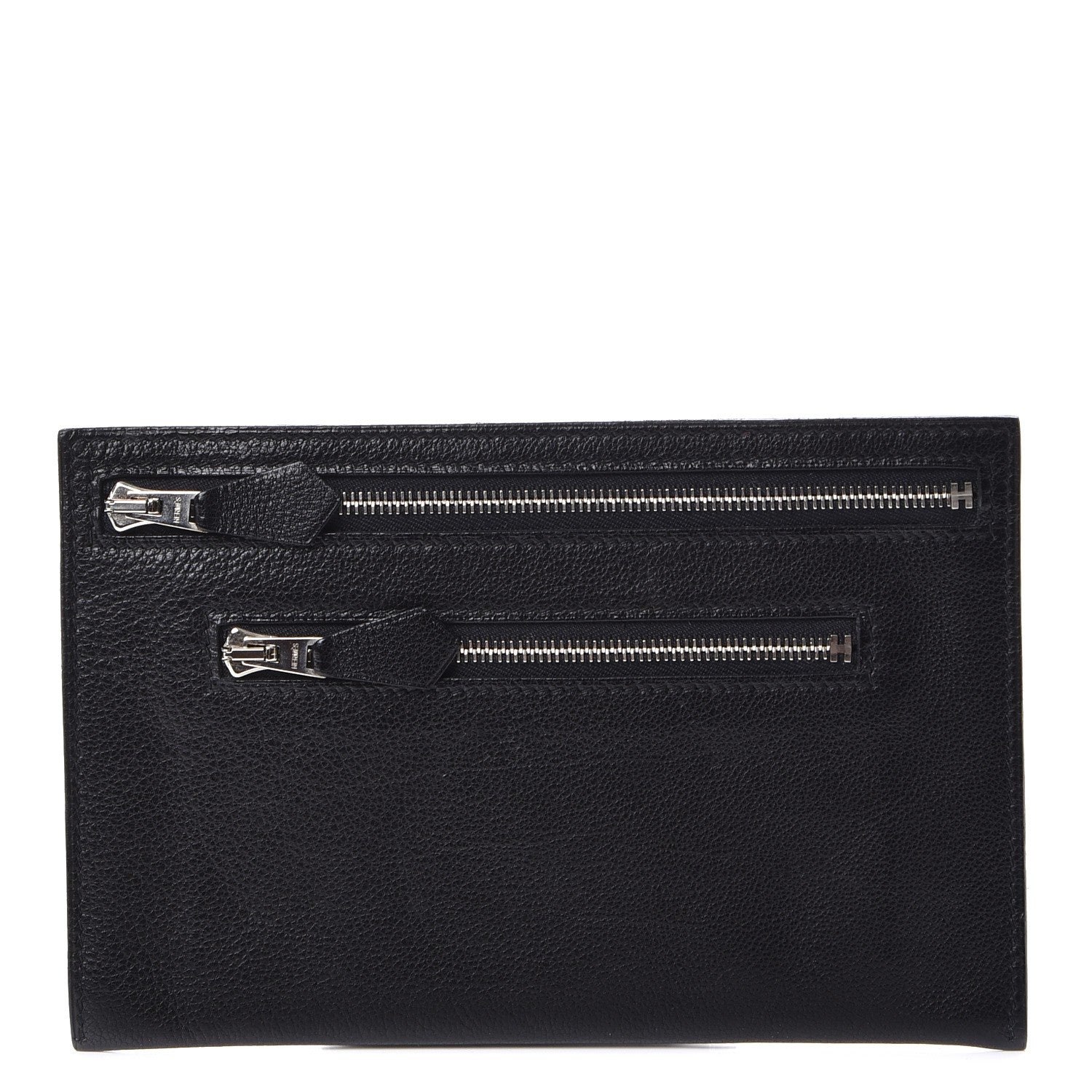 Hermes Veau Rodeo Zippered Pouch Black 1 of 7