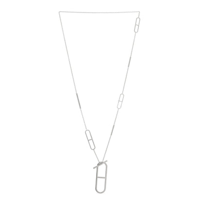 Hermes Sterling Silver Ever Chaine d'Ancre Long Lariat Necklace 2 of 5