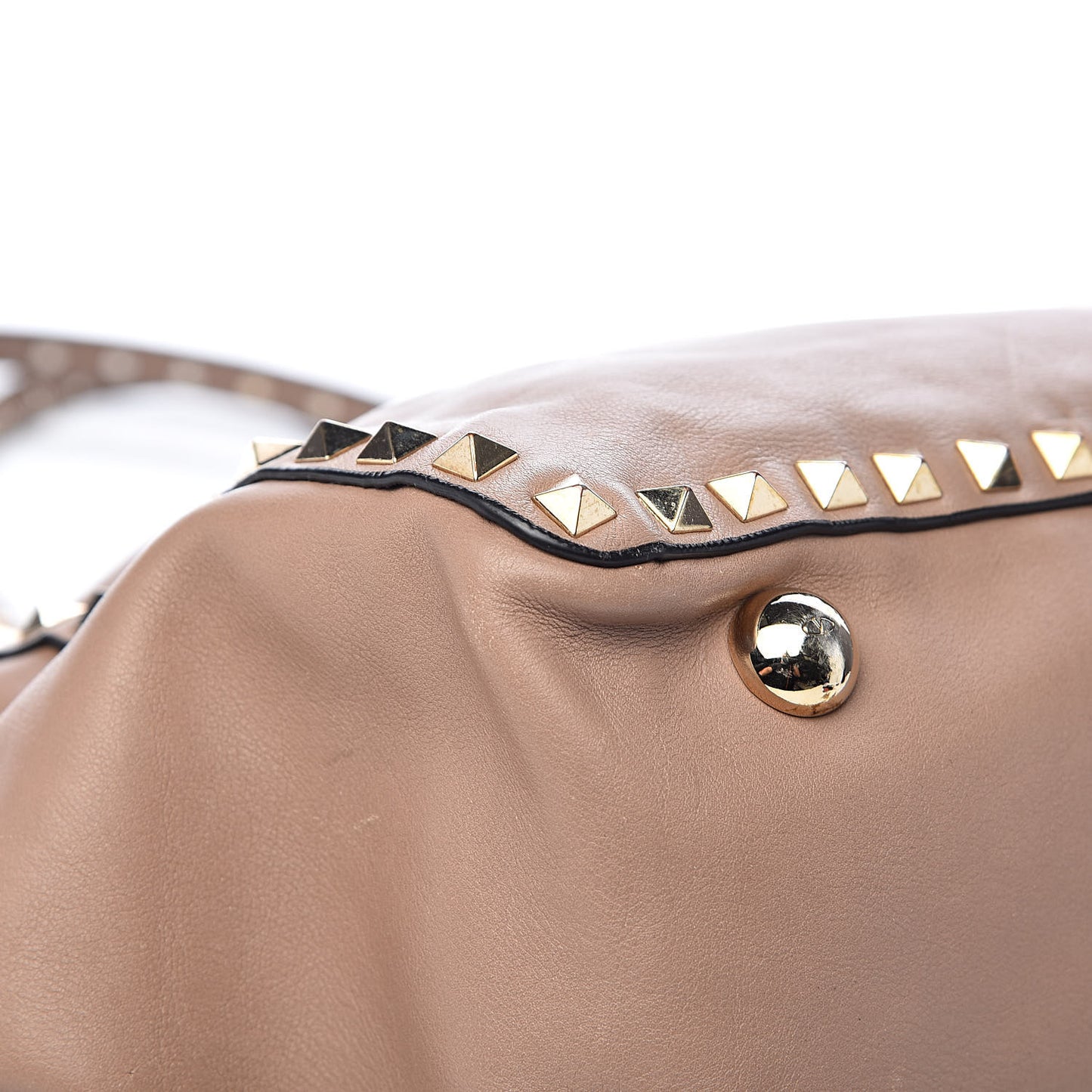 Vitello Medium Rockstud Tote Alpaca