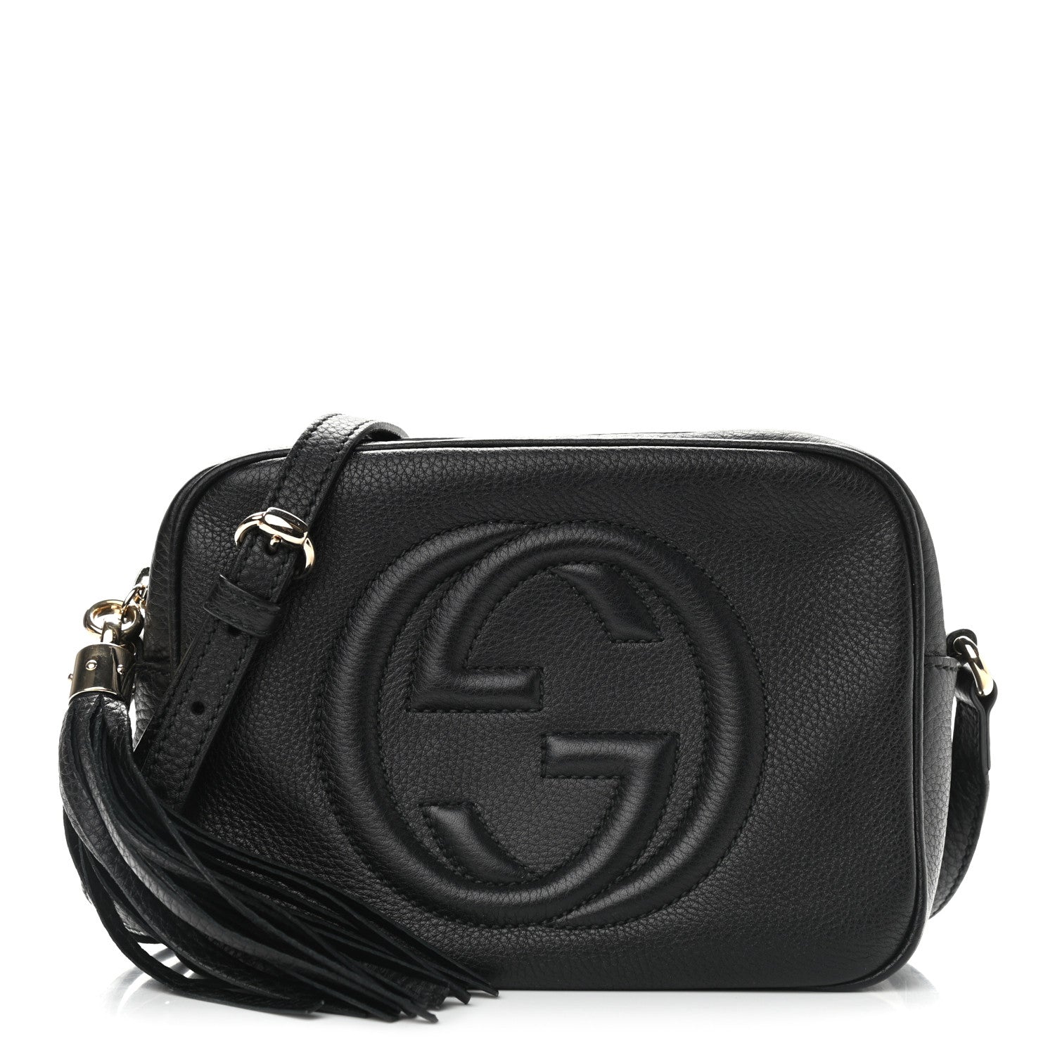 Gucci Pebbled Calfskin Small Soho Disco Bag Black 1 of 10