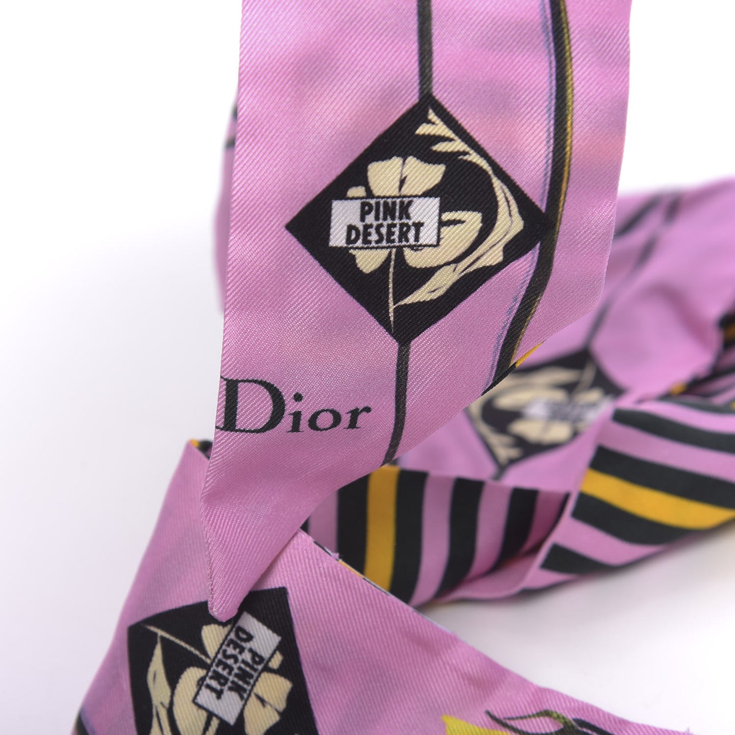 Silk Pink Desert Mitzah Scarf Pink Multicolor