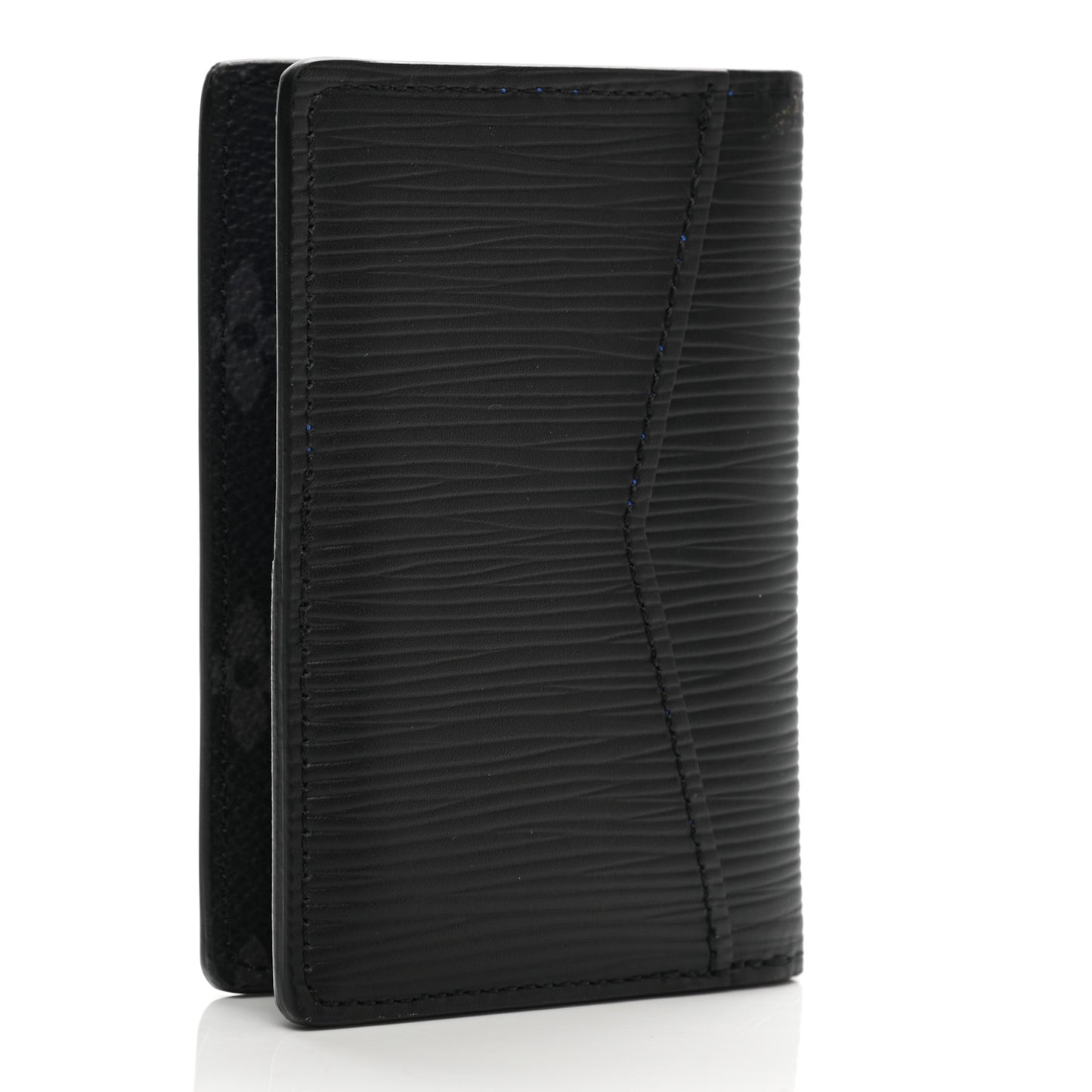 Epi Monogram Eclipse Pocket Organizer Black Blue