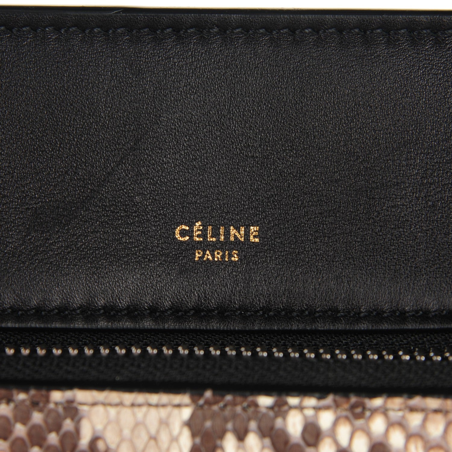 Celine Python Medium Edge Shoulder Bag Natural 7 of 7