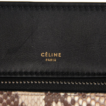 Celine Python Medium Edge Shoulder Bag Natural 7 of 7