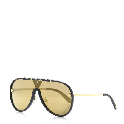 Louis Vuitton Acetate Mascot Sunglasses Z1059W Black 1 of 8
