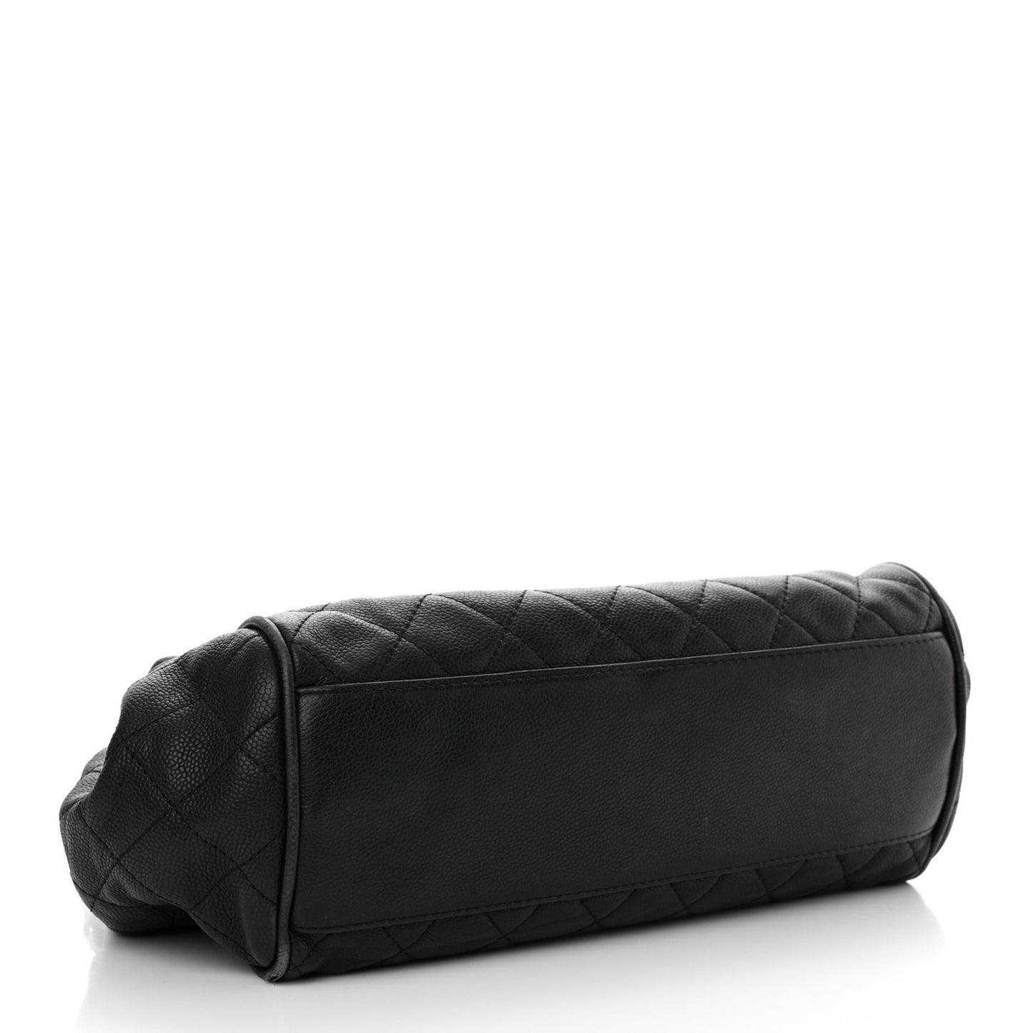 Caviar Quilted Timeless Accordion Flap Black