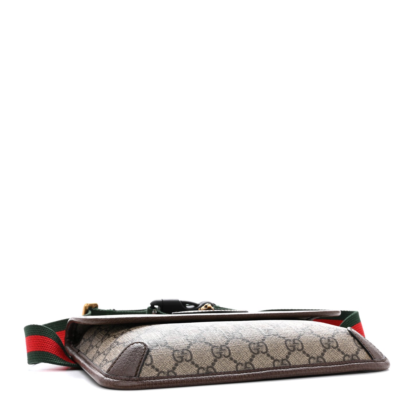 GG Supreme Monogram Neo Vintage Web Belt Bag Brown