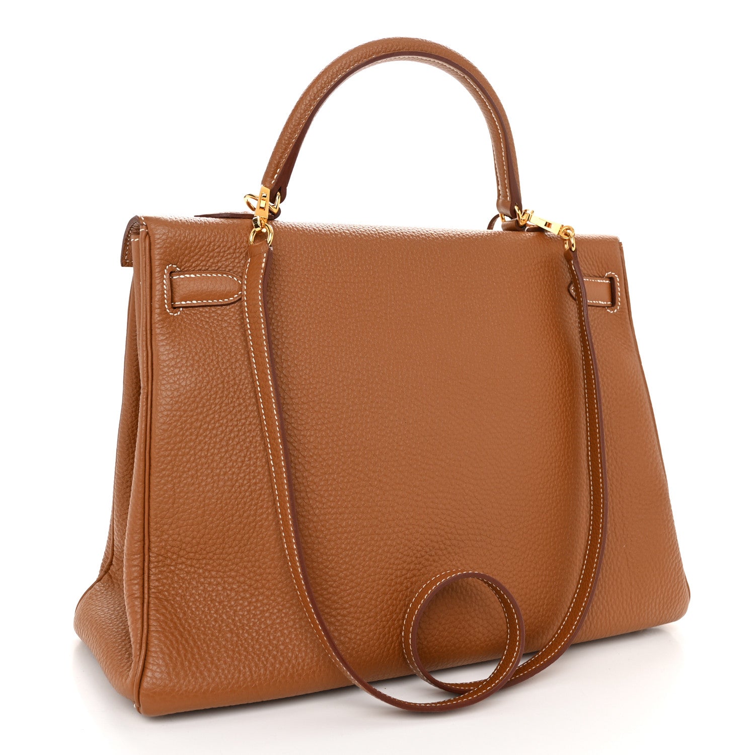 Hermes Togo Kelly Retourne 35 Gold 3 of 13