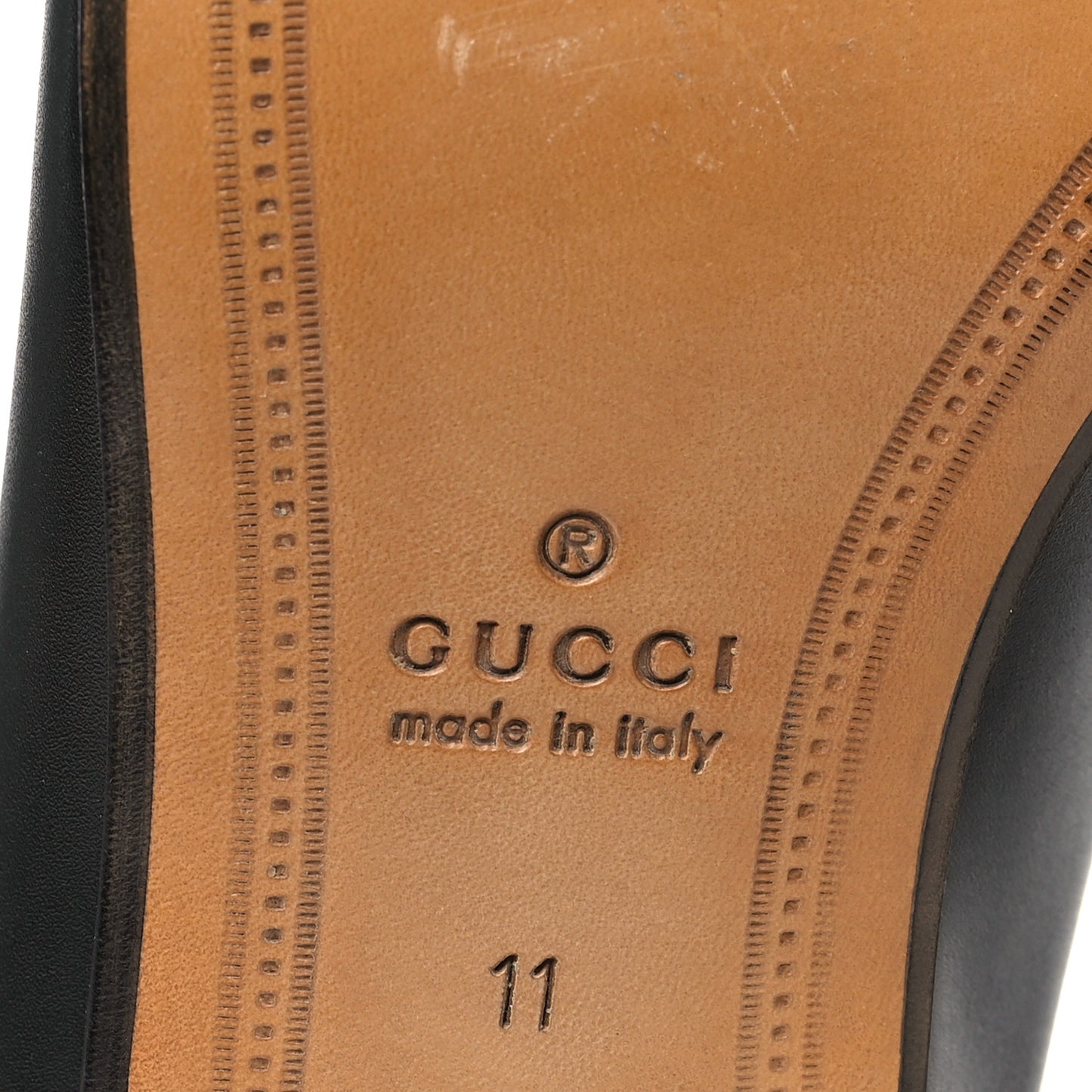 Guccissima Real Betis Glamour Calfskin Mens Jordy Horsebit Loafers 11 Black