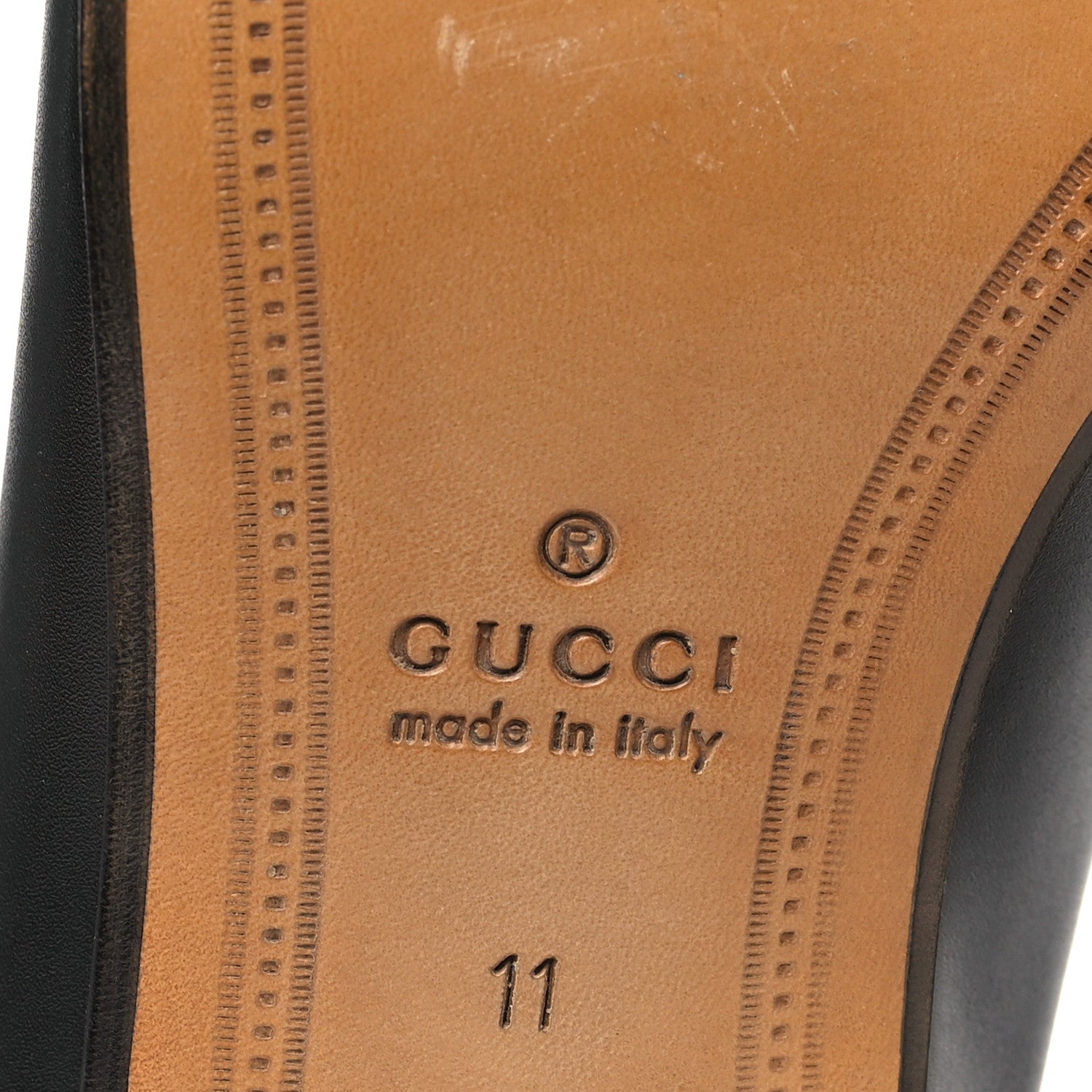 Gucci Guccissima Real Betis Glamour Calfskin Mens Jordy Horsebit Loafers 11 Black 7 of 10